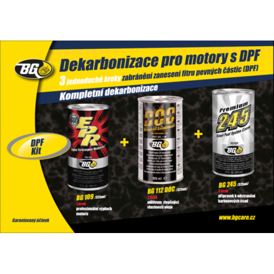 Sada pro údržbu a čistenie naftových motorov – BG 6575 MO KIT