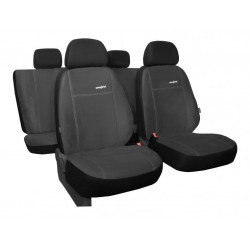 Potahy pro PEUGEOT Rifter 5x1 (od 2018) Comfort (Alcantara) tmavě šedá (vyp)