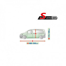 Plachta na auto Mercedes Viano 2003-2014 vito - Garage