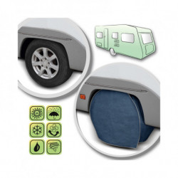 Ochranná plachta na kolo karavanu