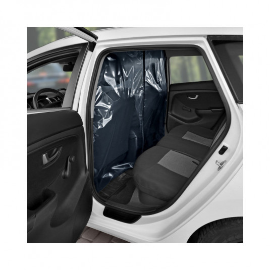 Hygienická plastová clona pro taxíky