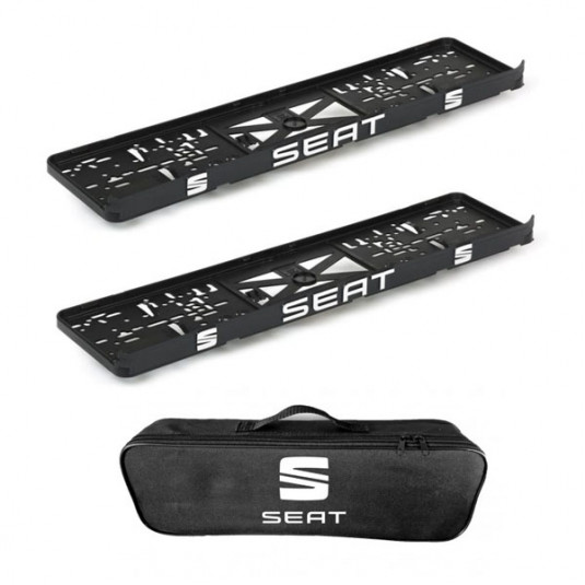 2x podložky ŠPZ  a taška NISSAN- sada