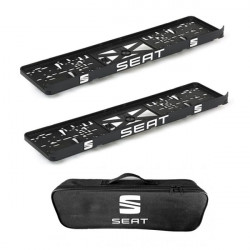 2x podložky ŠPZ  a taška NISSAN- sada