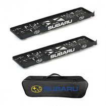 2x podložky ŠPZ  a taška NISSAN- sada