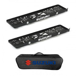 2x podložky ŠPZ  a taška NISSAN- sada