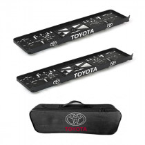 2x podložky ŠPZ  a taška NISSAN- sada