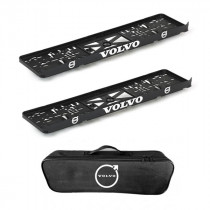 2x podložky ŠPZ  a taška NISSAN- sada