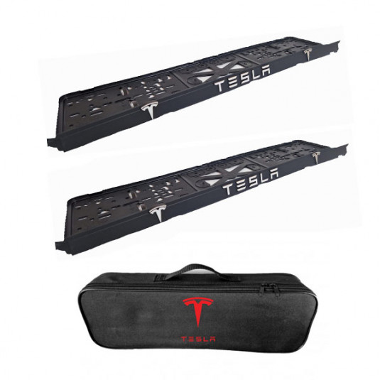 2x podložky ŠPZ  a taška NISSAN- sada