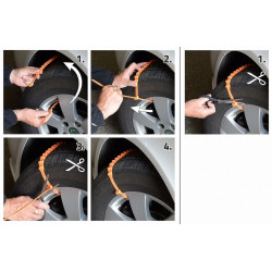 Vyprošťovací pásy jednorázové 4ks