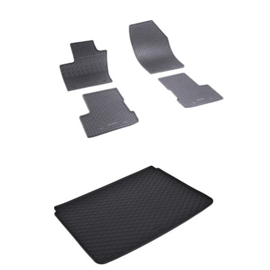 Rohože a vanička pre FIAT 500X-horná i dolná poloha (od 2015)