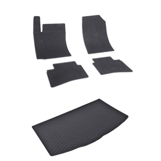 Rohože a vanička pre KIA Rio - BEZ MEZIPODLAHY (od 2017)