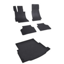 Rohože a vanička pre Mercedes E-Klasse Sedan 2016- (W213) bez subwooferu