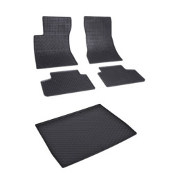 Rohože a vanička pre Mercedes GLB 2019- (X247) horná a dolná poloha kufra