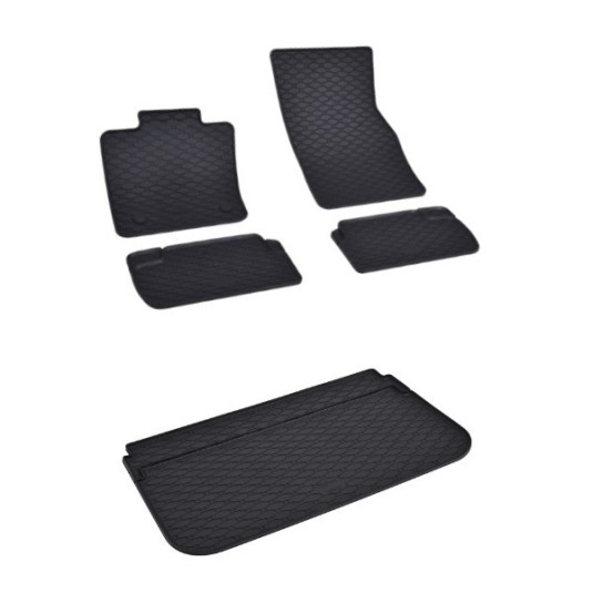 Rohože a vanička pre Bmw MINI COOPER 3dv/5dv SE 2020- (F55/56) horná a dolná poloha kufra