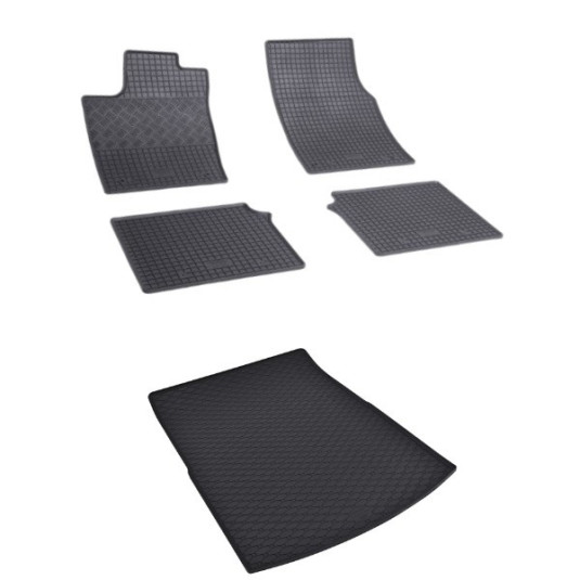 Rohože a vanička pre Dodge Durango 2011 - 3.rada sklopná