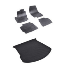 Rohože a vanička pre Ford Mondeo Combi 2007- s dojazdovým kolesom