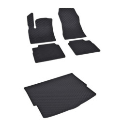 Rohože a vanička pre Nissan X-Trail 5miest e-POWER 2023- horná poloha kufra