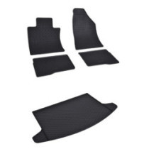 Rohože a vanička pre Ssang-yong Korando 19- horná poloha, dolná poloha kufra, bez medzipodlahy