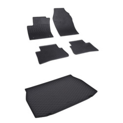 Rohože a vanička pre Toyota C-HR 2016- horná poloha kufra