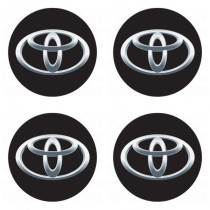 Samolepky pryskyřičné 3D TOYOTA 4ks
