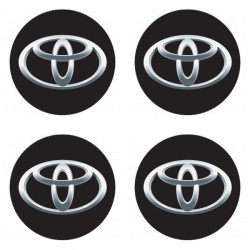 Samolepky pryskyřičné 3D TOYOTA 4ks