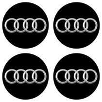 Samolepky pryskyřičné 3D AUDI 4ks
