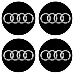 Samolepky pryskyřičné 3D AUDI 4ks