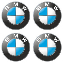 Samolepky pryskyřičné 3D BMW 4ks