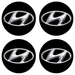 Samolepky pryskyřičné 3D HYUNDAI 4ks