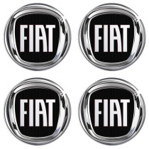 Samolepky pryskyřičné 3D FIAT 4ks