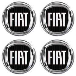 Samolepky pryskyřičné 3D FIAT 4ks
