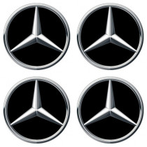 Samolepky pryskyřičné 3D MERCEDES 4ks
