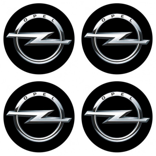 Samolepky pryskyřičné 3D OPEL 4ks