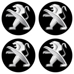 Samolepky pryskyřičné 3D PEUGEOT 4ks