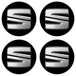 Samolepky pryskyřičné 3D SEAT 4ks