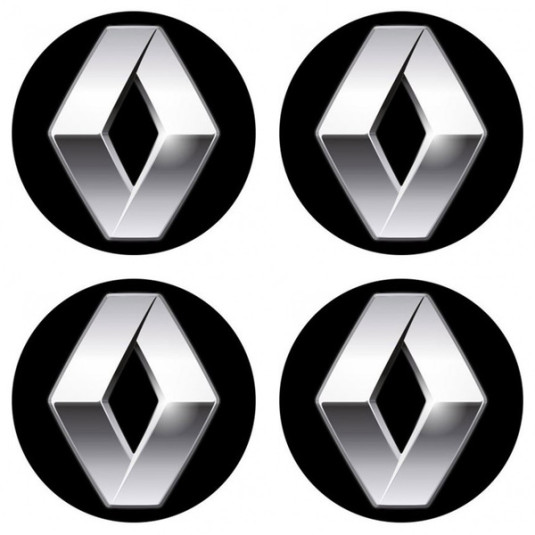 Samolepky pryskyřičné 3D RENAULT 4ks