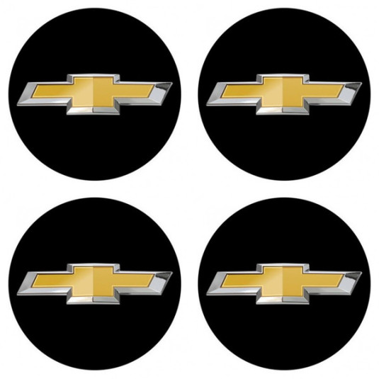 Samolepky pryskyřičné 3D CHEVROLET 4ks