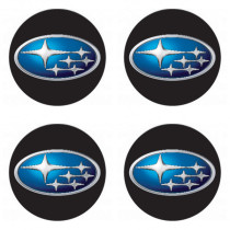 Samolepky pryskyřičné 3D SUBARU 4ks