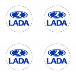 Samolepky pryskyřičné 3D Lada 4ks