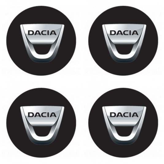 Samolepky pryskyřičné 3D DACIA 4ks
