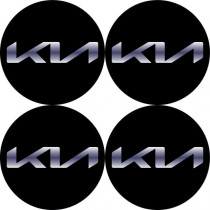 Samolepky pryskyřičné 3D KIA 4ks