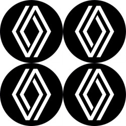 Samolepky pryskyřičné 3D RENAULT 4ks