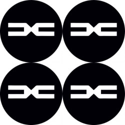 Samolepky pryskyřičné 3D DACIA 4ks