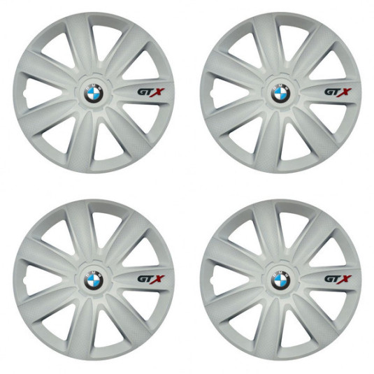 Poklice pro BMW 14 GTX carbon white