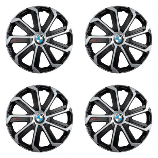 Poklice pro BMW 14 Evo black&silver