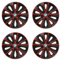 Poklice pro BMW 14 RAPIDE red and black