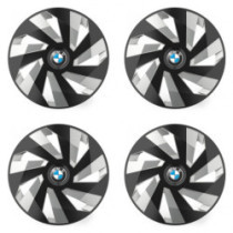 Poklice pro BMW 15 Vector RC black and silver