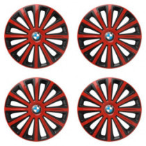 Poklice pro BMW 15 TREND red and black