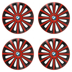 Poklice pro BMW 15 TREND red and black