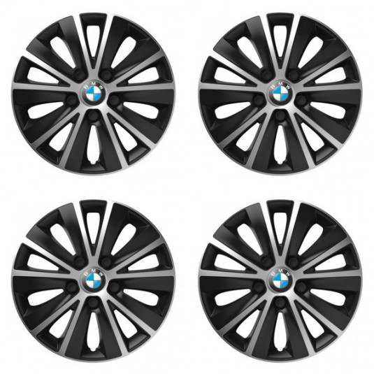 Poklice pro BMW 15 RAPIDE silver and black
